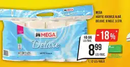 Mega Image MEGA Hârtie igienică albă deluxe Ofertă