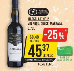 Mega Image MARSALA FINE IP Vin roşu, dulce, marsala Ofertă