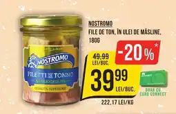 Mega Image NOSTROMO File de ton, în ulei de măsline Ofertă