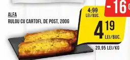 Mega Image Alfa Rulou cu cartofi, de post Ofertă