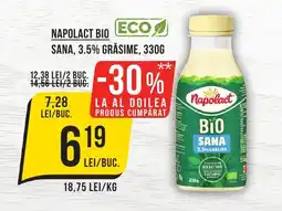 Mega Image Napolact Bio Sana, 3.5% grasime Ofertă