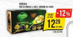 Mega Image AGRICOLA Ouă cu omega 3, cod 2, mărime M Ofertă