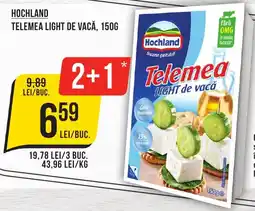 Mega Image HOCHLAND Telemea light de vacă Ofertă