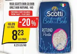 Mega Image Riso Scotti bob cu bob orez bob rotund Ofertă