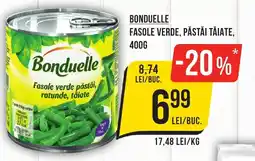 Mega Image BONDUELLE Fasole verde, păstăi tăiate Ofertă