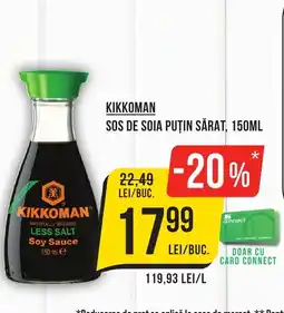 Mega Image KIKKOMAN Sos de soia puțin sărat Ofertă