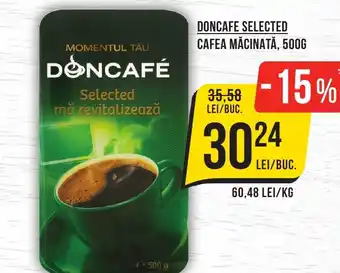Mega Image DONCAFÉ Selected cafea măcinată Ofertă