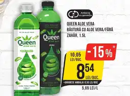 Mega Image Queen Aloe vera Băutură cu aloe vera/fără zahăr Ofertă