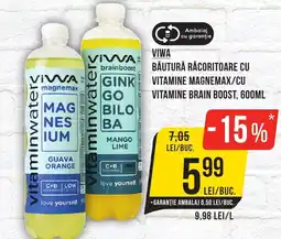 Mega Image VIWA Băutură răcoritoare cu vitamine magnemax/cu vitamine brain boost Ofertă