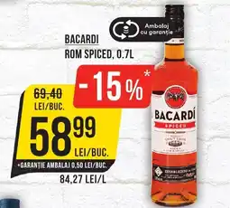 BACARDI Rom spiced