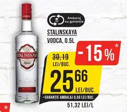Mega Image Stalinskaya Vodca Ofertă