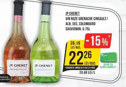 Mega Image JP CHENET Vin roze grenache cinsault/ alb, sec, colombard sauvignon Ofertă