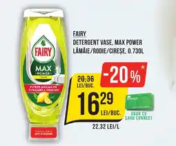 Mega Image FAIRY Detergent vase, max power lămâie/rodie/cireșe Ofertă