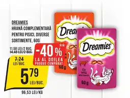 Mega Image DREAMIES Hrană complementară pentru pisici Ofertă