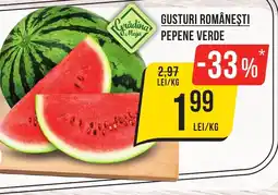 Mega Image Gusturi Româneşti pepene verde Ofertă