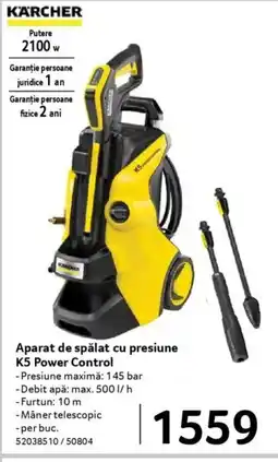 Selgros KÄRCHER Aparat de spălat cu presiune K5 Power Control Ofertă