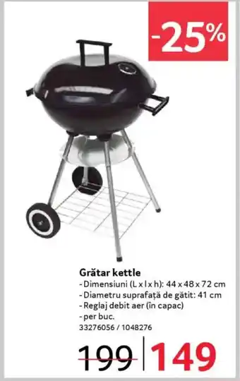 Selgros Grătar kettle Ofertă