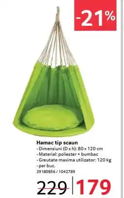 Selgros Hamac tip scaun Ofertă