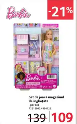 Selgros Barbie Set de joacă magazinul de înghețată Ofertă