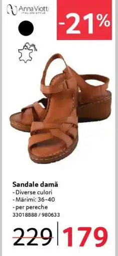 Selgros Sandale damă Ofertă