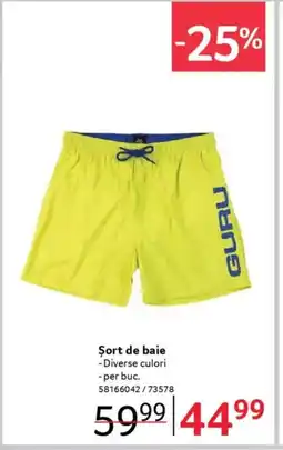 Selgros Şort de baie Ofertă
