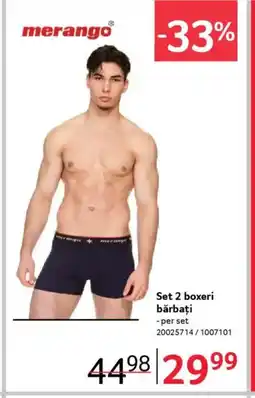 Selgros Set 2 boxeri bărbați Ofertă