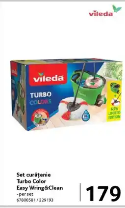 Selgros Set curăţenie Turbo Color Easy Wring&Clean Ofertă