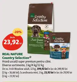 REAL NATURE Country Selection