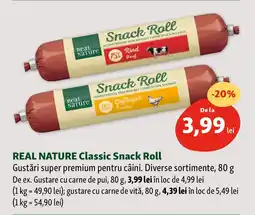 Fressnapf REAL NATURE Classic Snack Roll Ofertă