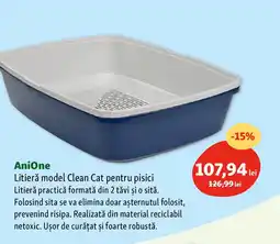 Fressnapf AniOne Litieră model Clean Cat pentru pisici Ofertă