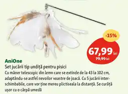 AniOne Set jucării tip undiță pentru pisici