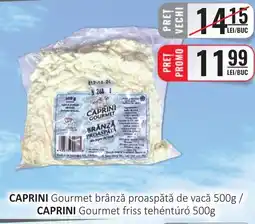 CBA CAPRINI Gourmet brânză proaspătă de vacǎ Ofertă