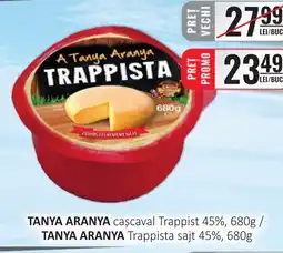 CBA TANYA ARANYA caşcaval Trappist 45% Ofertă