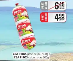 CBA CBA PIROS pate de pui Ofertă