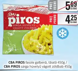 CBA CBA PIROS fasole galbenă, tăiată Ofertă