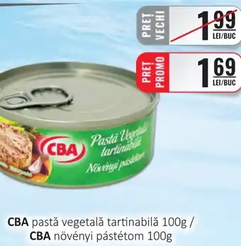 CBA CBA pastă vegetală tartinabilă Ofertă