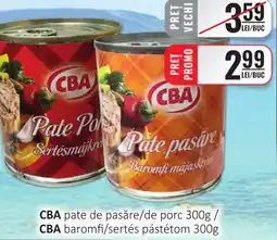 CBA CBA pate de pasăre/de porc Ofertă
