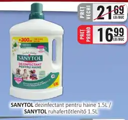 CBA SANYTOL dezinfectant pentru haine Ofertă