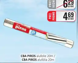 CBA CBA PIROS alufolie 20m Ofertă