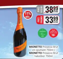 CBA MIONETTO Prosecco Brut vin spumant Ofertă