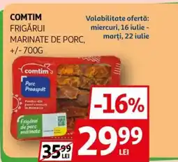 Auchan Comtim frigărui marinate de porc Ofertă