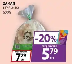 Auchan Zaman lipie albă Ofertă
