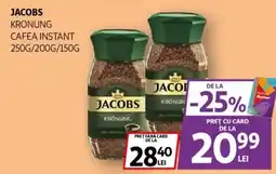 Auchan Jacobs kronung cafea instant Ofertă