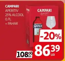 Auchan Campari aperitiv 25% alcool Ofertă