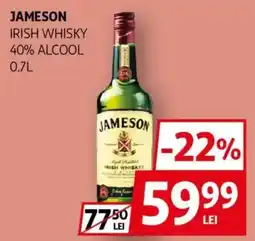 Jameson irish whisky 40% alcool