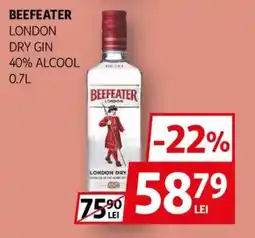 Auchan Beefeater london dry gin 40% alcool Ofertă