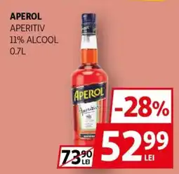 Auchan Aperol aperitiv 11% alcool Ofertă