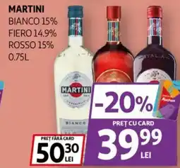 Auchan Martini bianco 15% fiero 14.9% rosso 15% Ofertă