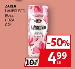 Auchan Zarea lambrusco roze doză Ofertă