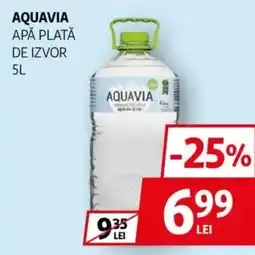 Auchan Aquavia apă plată de izvor Ofertă